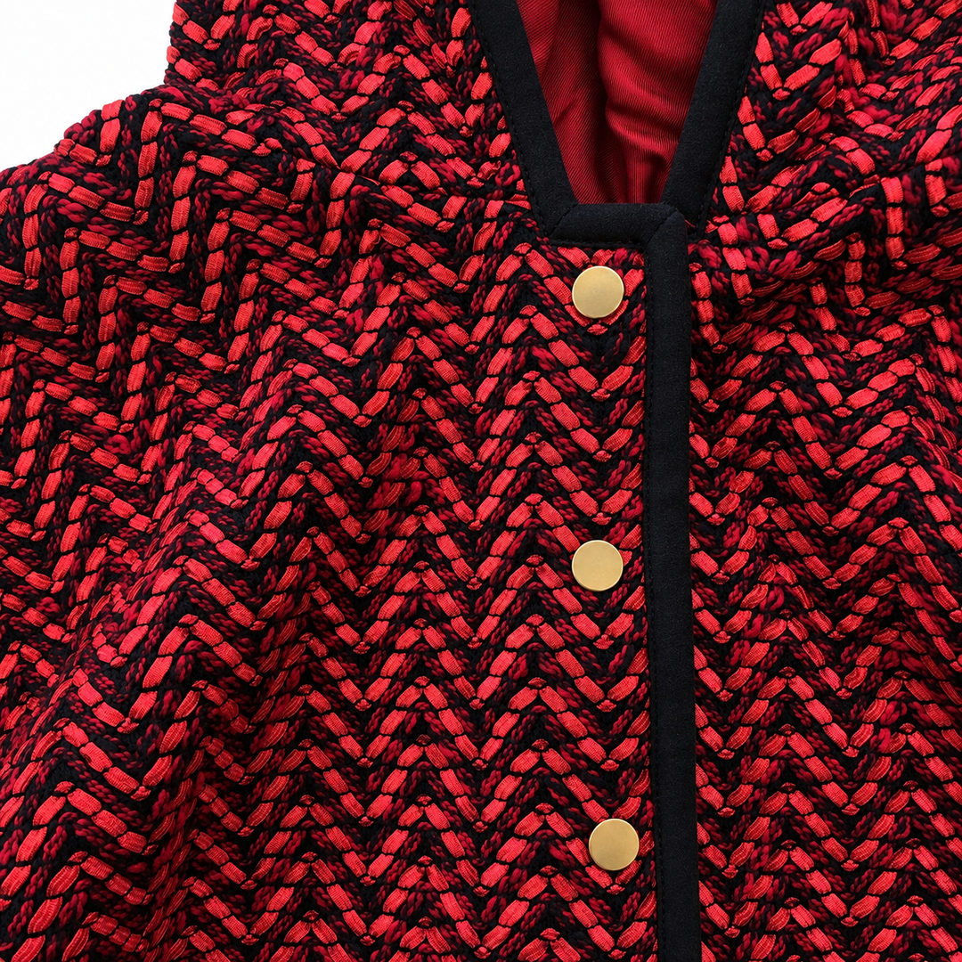Girls Sameera Cape Jacket - Red