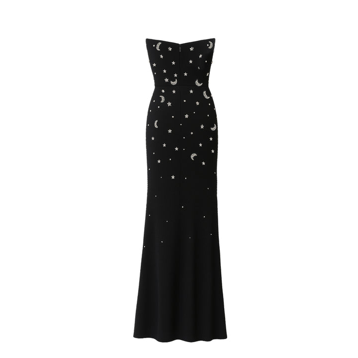 Crystal Star & Moon Embellished Gown