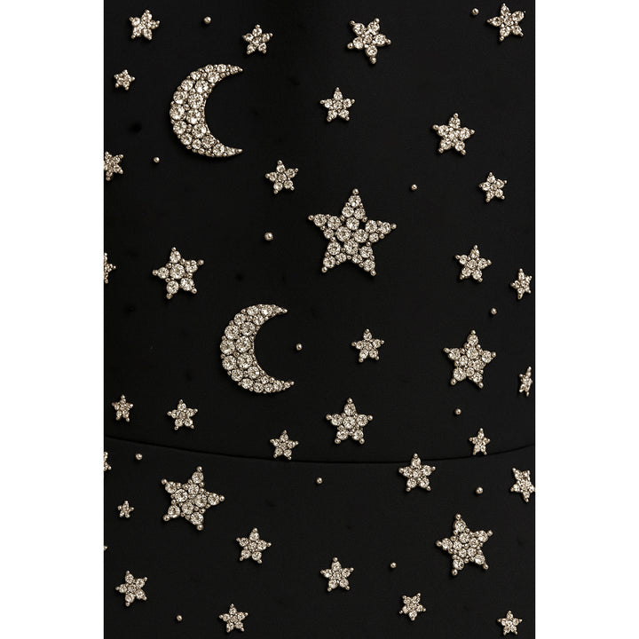 Crystal Star & Moon Embellished Gown