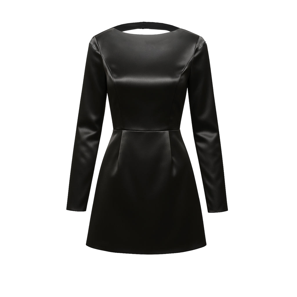 black boat neck long sleeve dress Amazon.com: ABINGOO Women Long Sleeve Mini Dress Sexy Boat Neck Mesh Bell  Sleeve Self Tie Back Sheer Backless Bodycon Y2k Short Dresses Black S :  Clothing, Shoes & Jewelry
