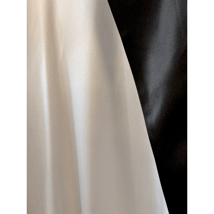 Color Blocked Tiered Silk Kaftan