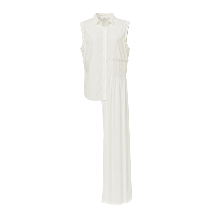 Cotton Top with Pleating Detail