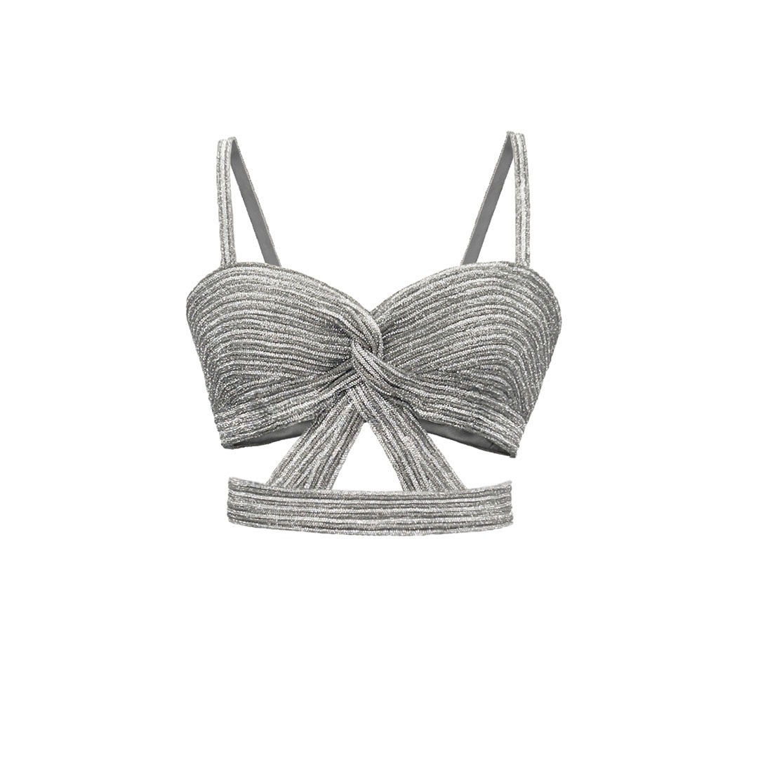 SemSem Crystal Cord Embellished Top.