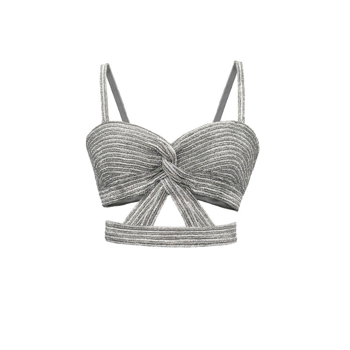 SemSem Crystal Cord Embellished Top.