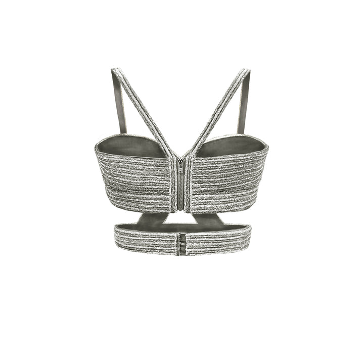 SemSem Crystal Cord Embellished Top.