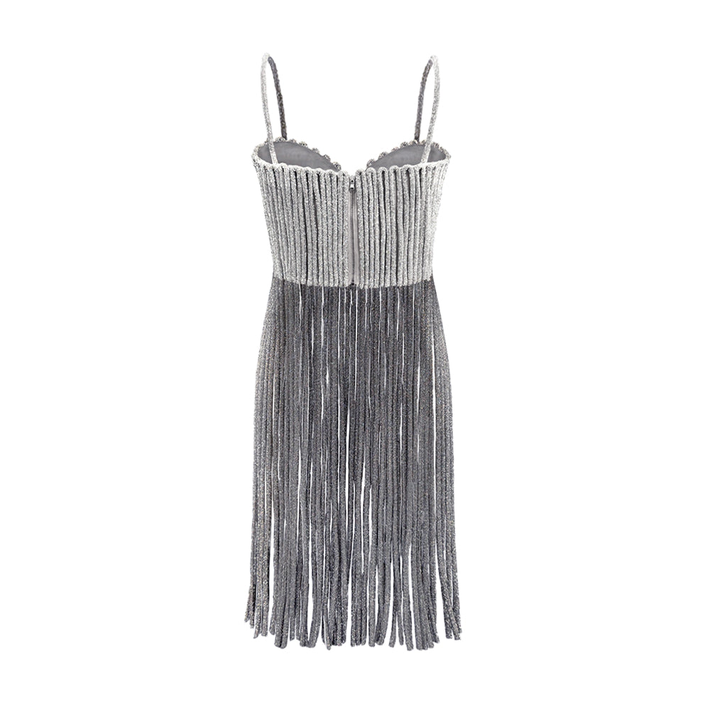 SemSem Crystal Cord Fringe Top.