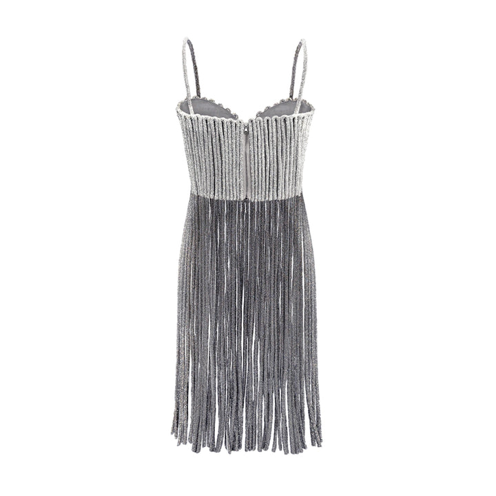 SemSem Crystal Cord Fringe Top.