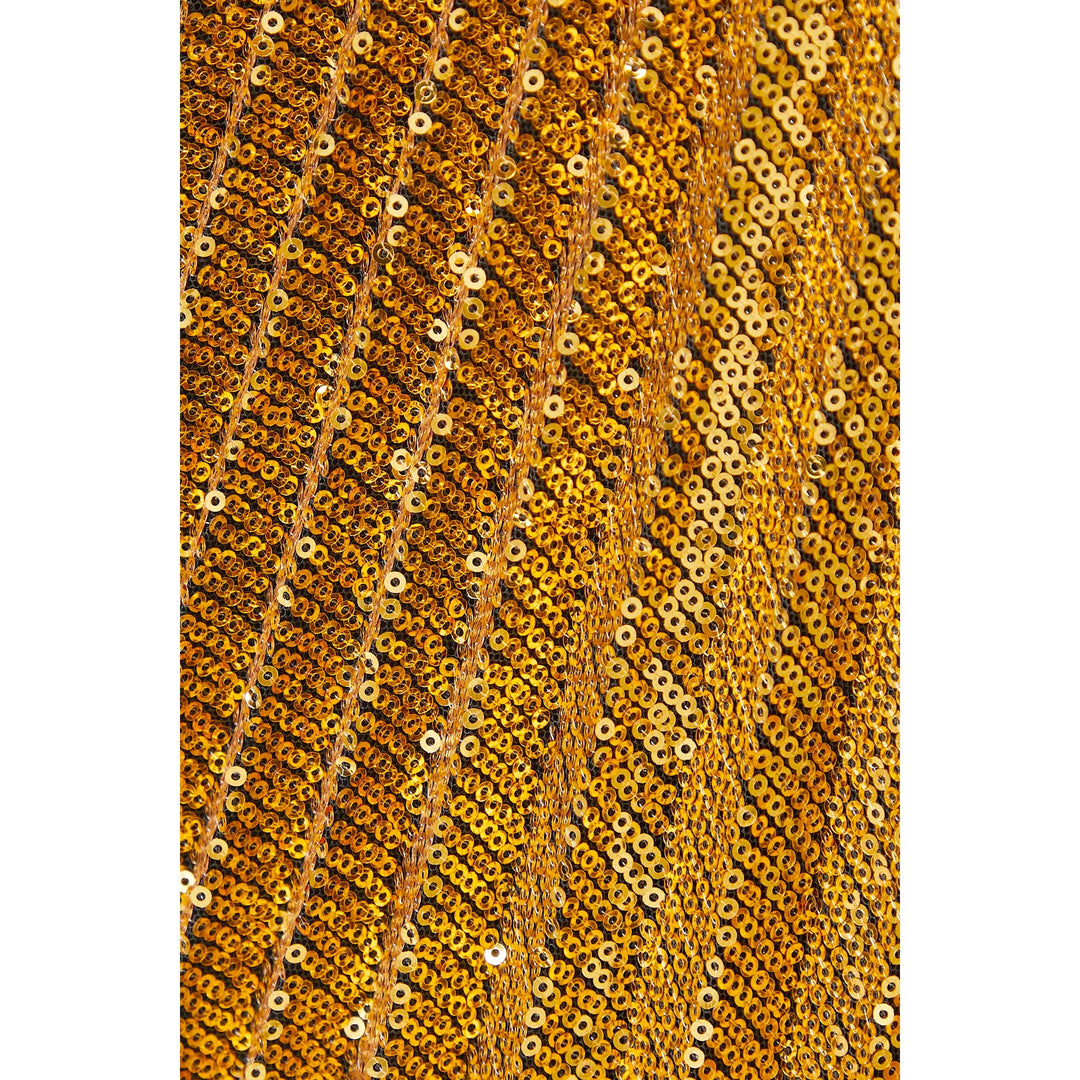 Gold Sequin Sunray Gown