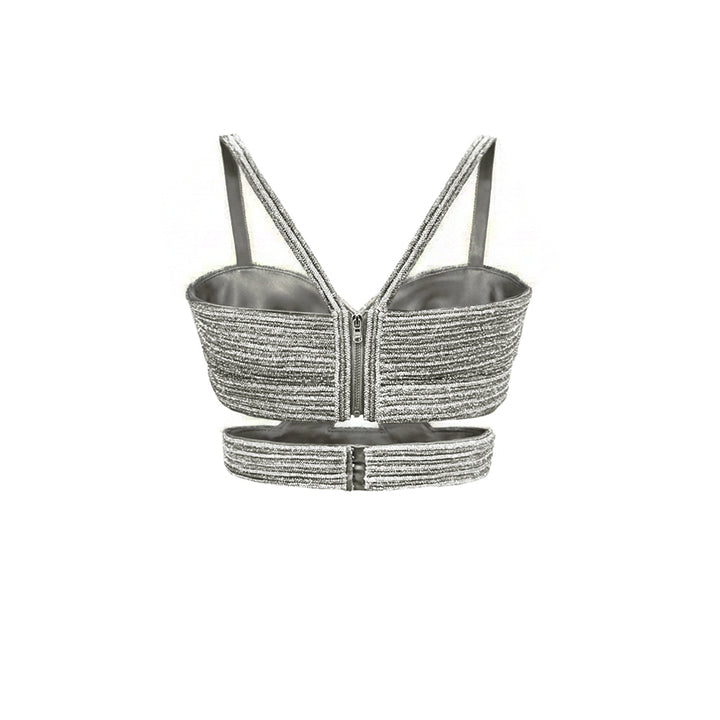 Crystal Cord Embellished Top