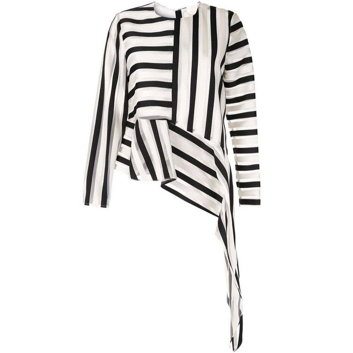 Tiba Asymmetrical Long Sleeve Top