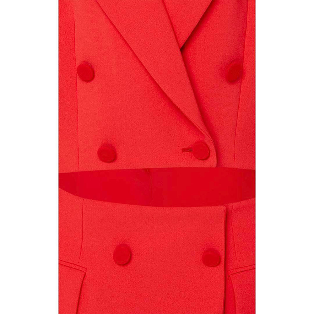 Cut-Away Peplum Blazer