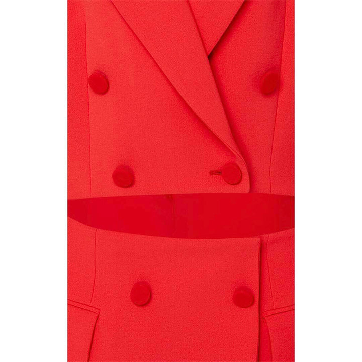 Cut-Away Peplum Blazer