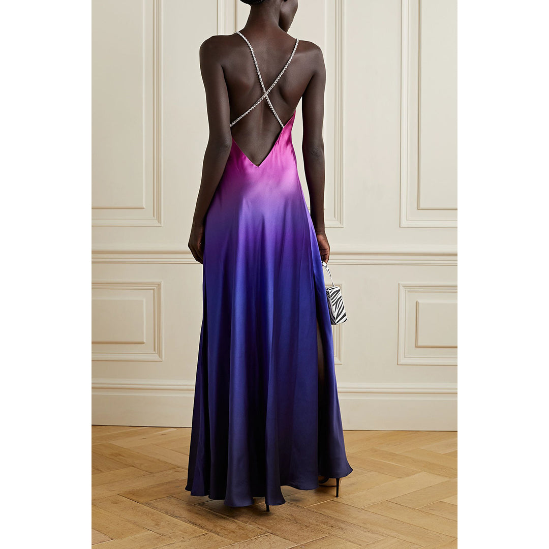 swarovski crystal evening dresses Oscar De La Renta Prefall 2023 Inspired Hand Embroidery Swaroski Crystal  Dress Fabric for Evening Wear, Gown , Mother of Bride, Gown