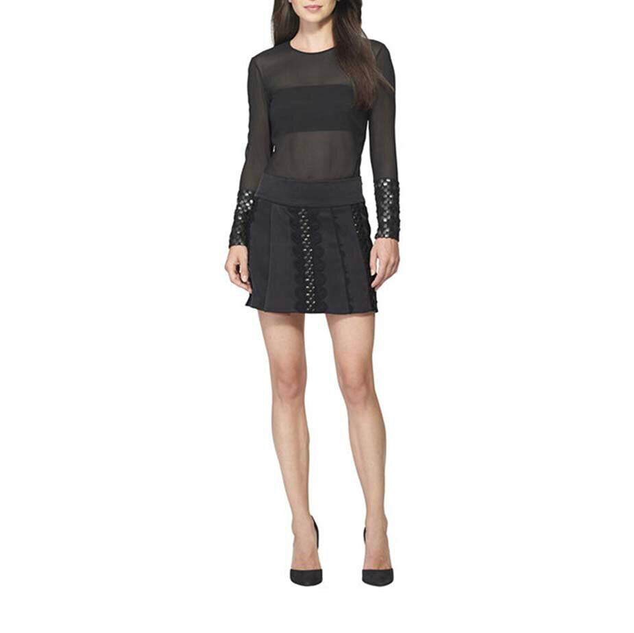 Model Wears SemSem Lotus Skirt.