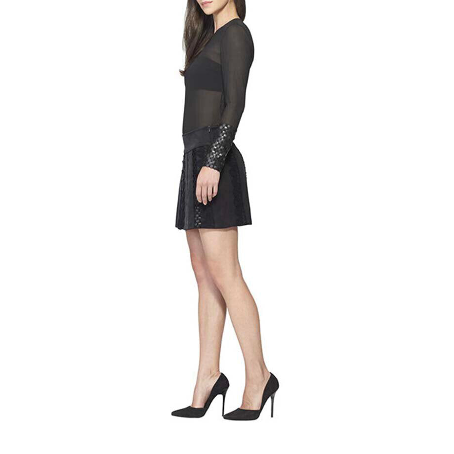 Model Wears SemSem Lotus Skirt.