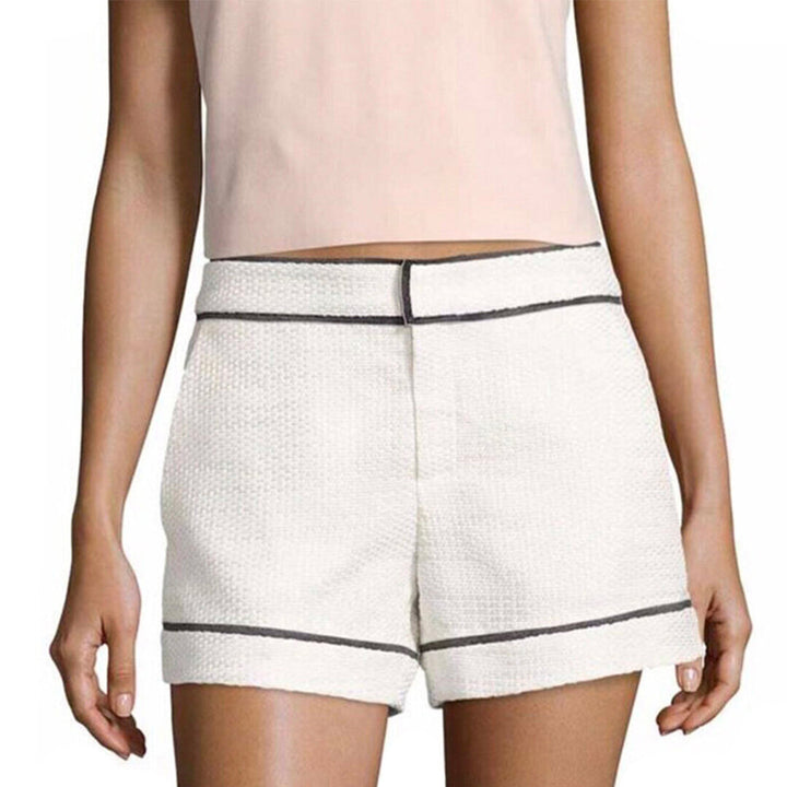 Model Wears SemSem Samia Short - Cream.