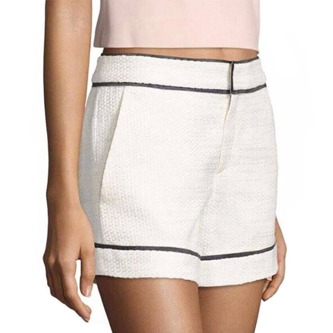 Model Wears SemSem Samia Short - Cream.