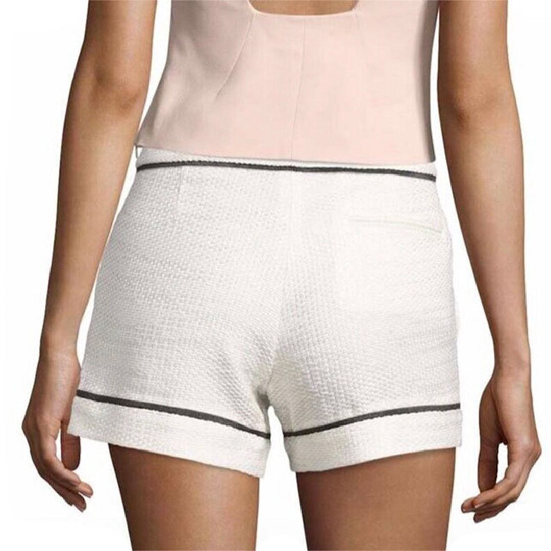 Model Wears SemSem Samia Short - Cream.