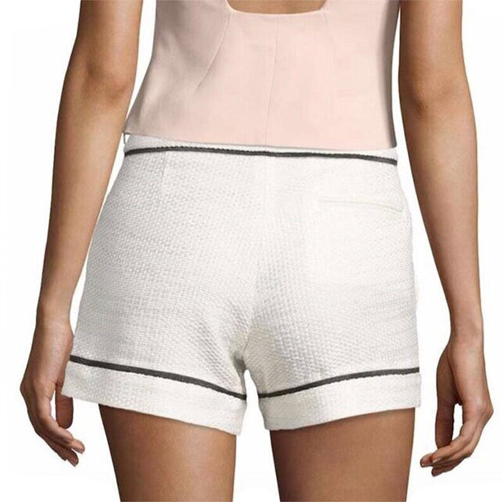 Model Wears SemSem Samia Short - Cream.
