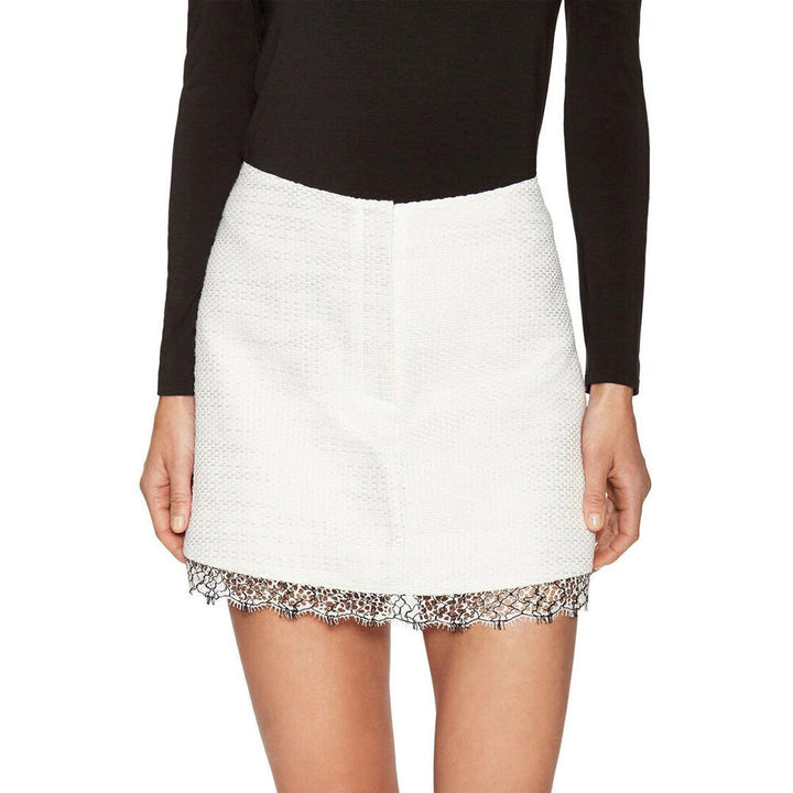 Model Wears SemSem Samia Skort - Cream.