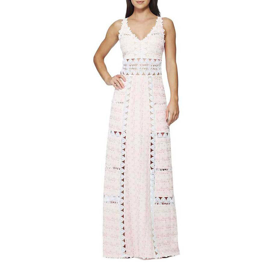 Model wears Sem Sem Lotus Long Dress - Blush.