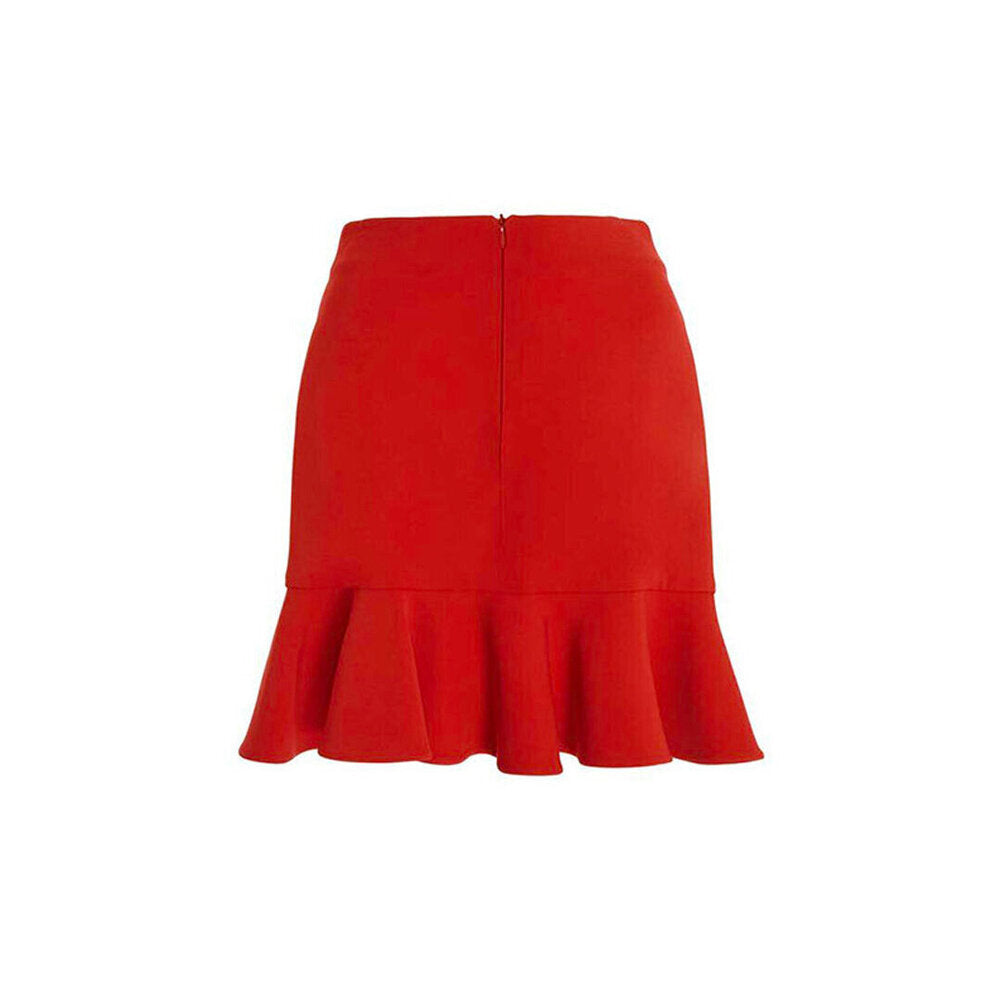 SemSem Camille Flared Skirt - Red.