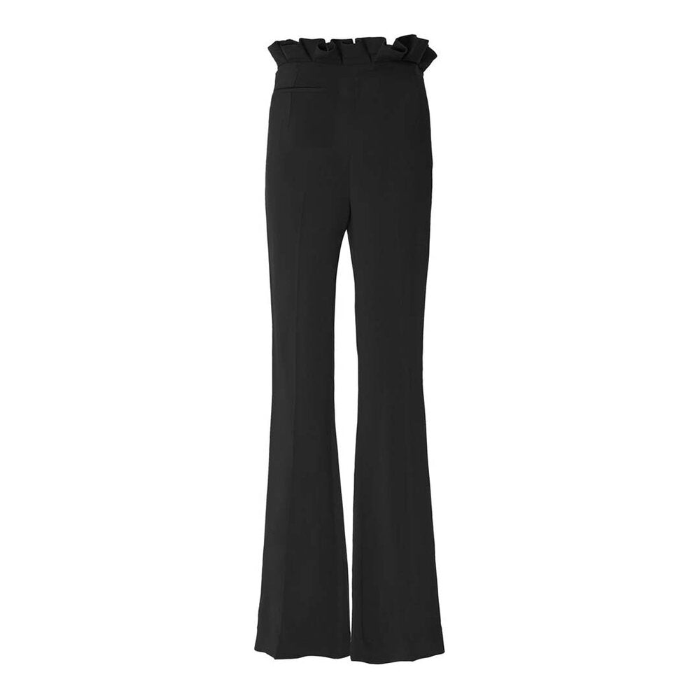 SemSem Camille Ruffle Pant - Black.