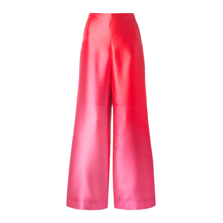 SemSem Dégradé duchesse-satin wide-leg pants.