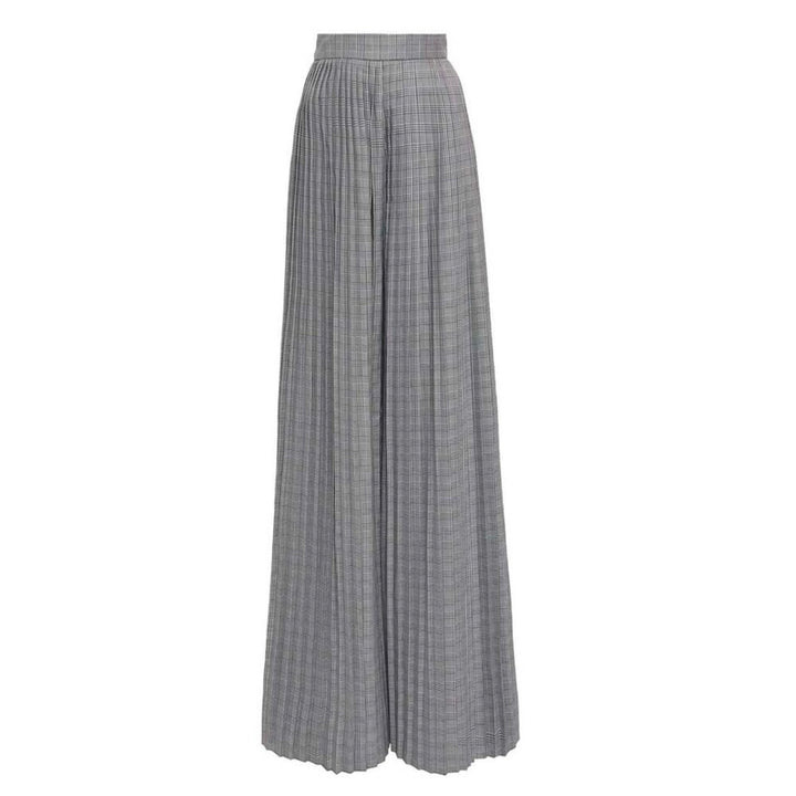 SemSem Dietrich Pleated Plaid Pant.