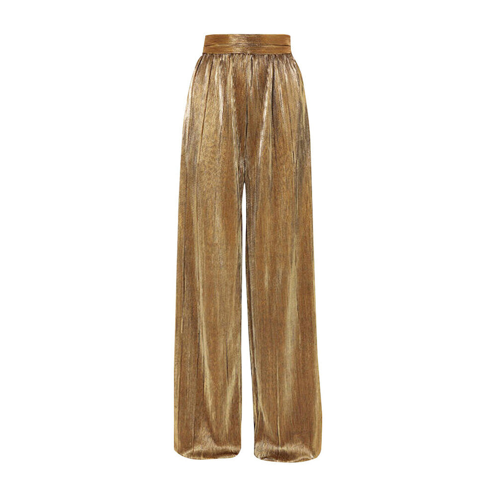 SemSem Gold Plissé Pants.