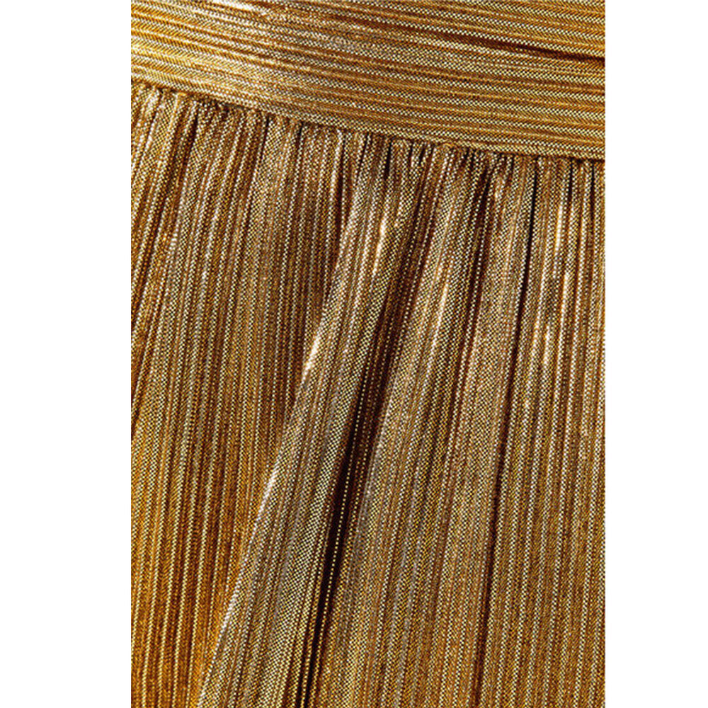 Gold Plissé Pants – SemSem