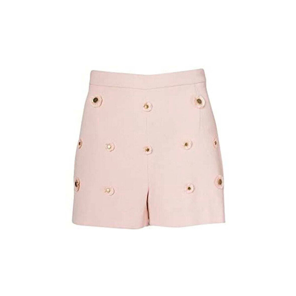 SemSem Malak Gold Snap Short - Pale Blush.