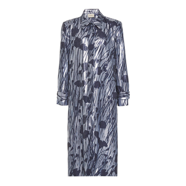 SemSem Printed Lamé Coat.