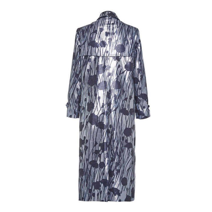 SemSem Printed Lamé Coat.