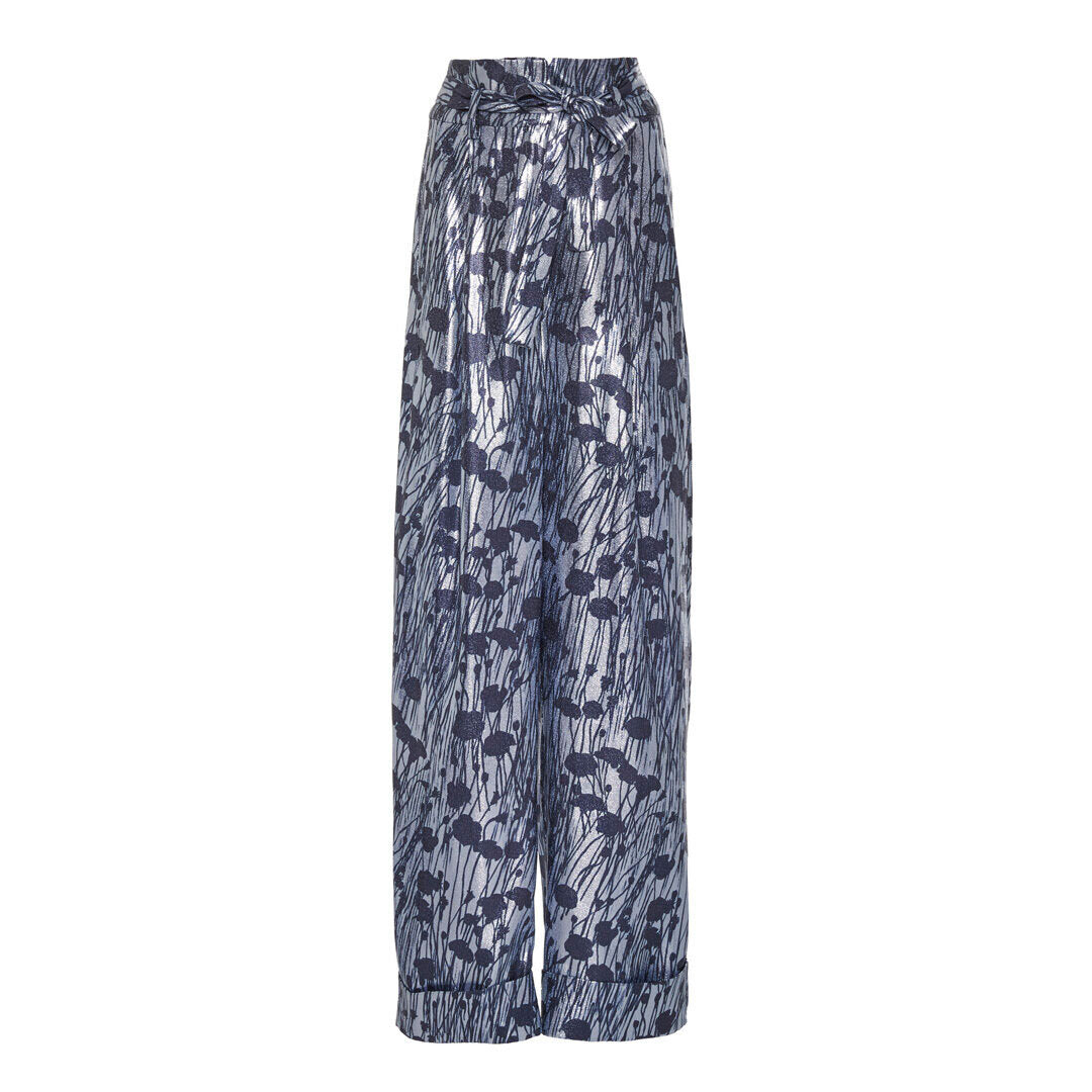 SemSem Printed Lamé Pant.