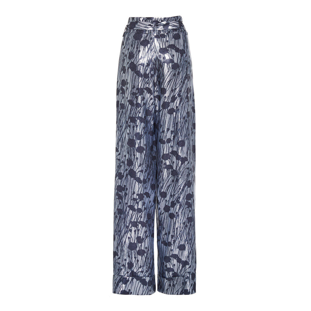 SemSem Printed Lamé Pant.