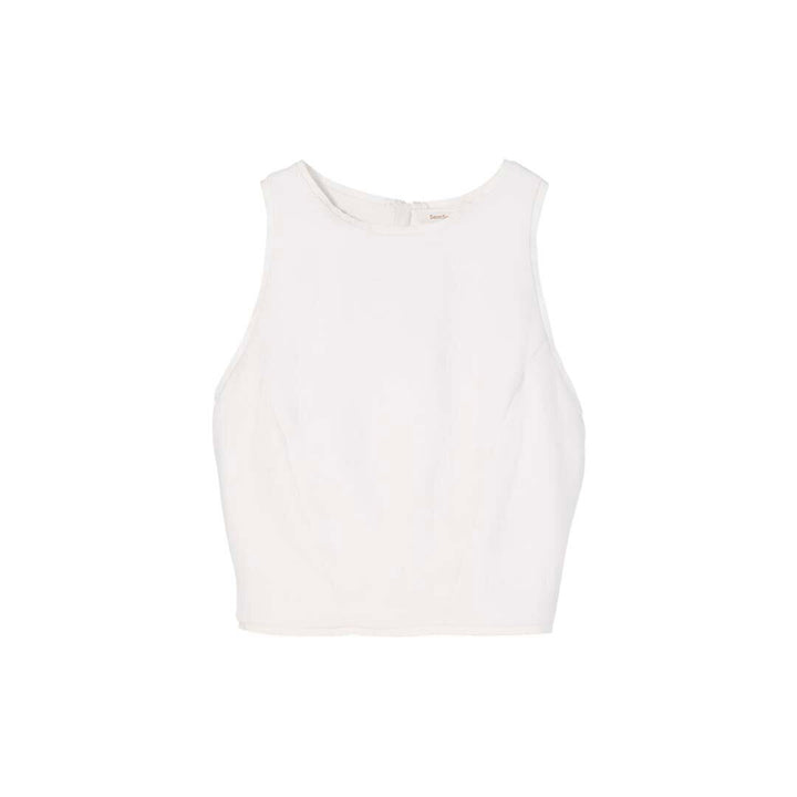 SemSem Salma Crop Top - Cream.