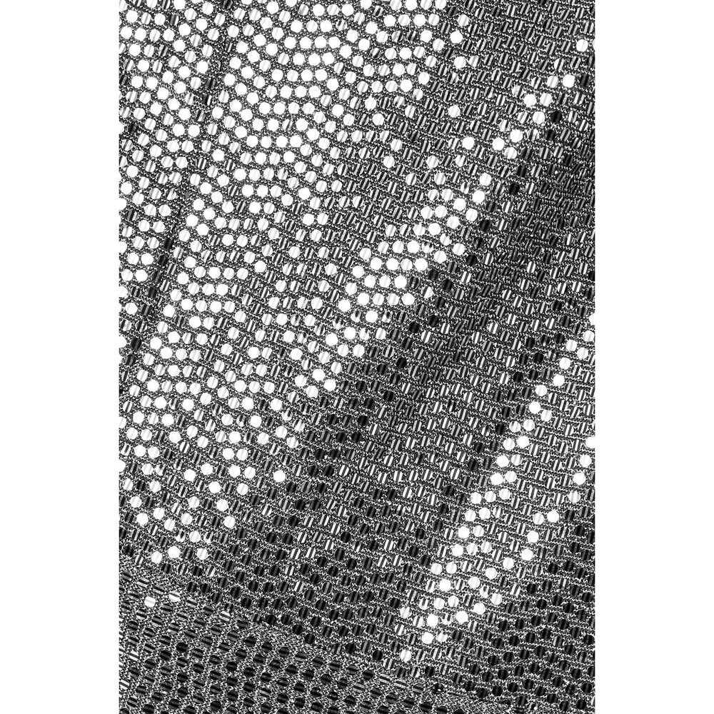 SemSem Silver Stretch Sequin Jumpsuit.