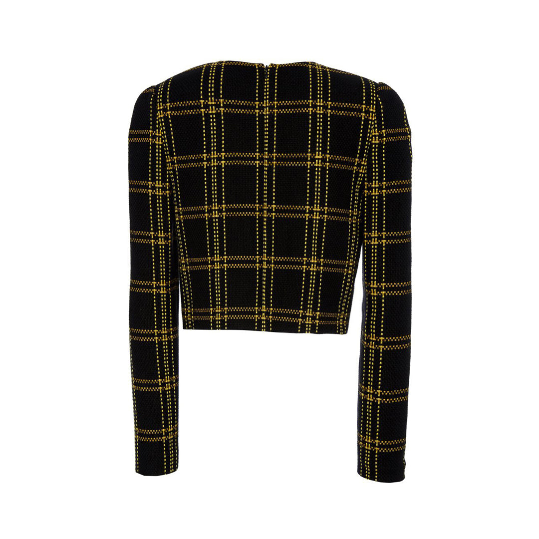 Cairo Check Cropped Top