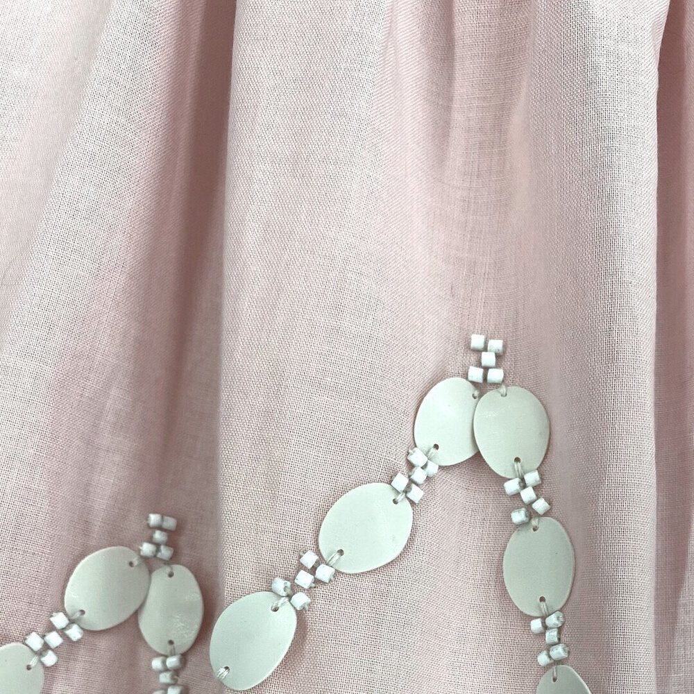 Girls Farah Embroidered Top - Blush