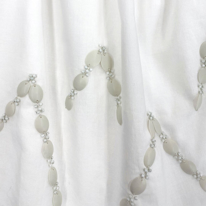 Girls Farah Embroidered Top - Cream