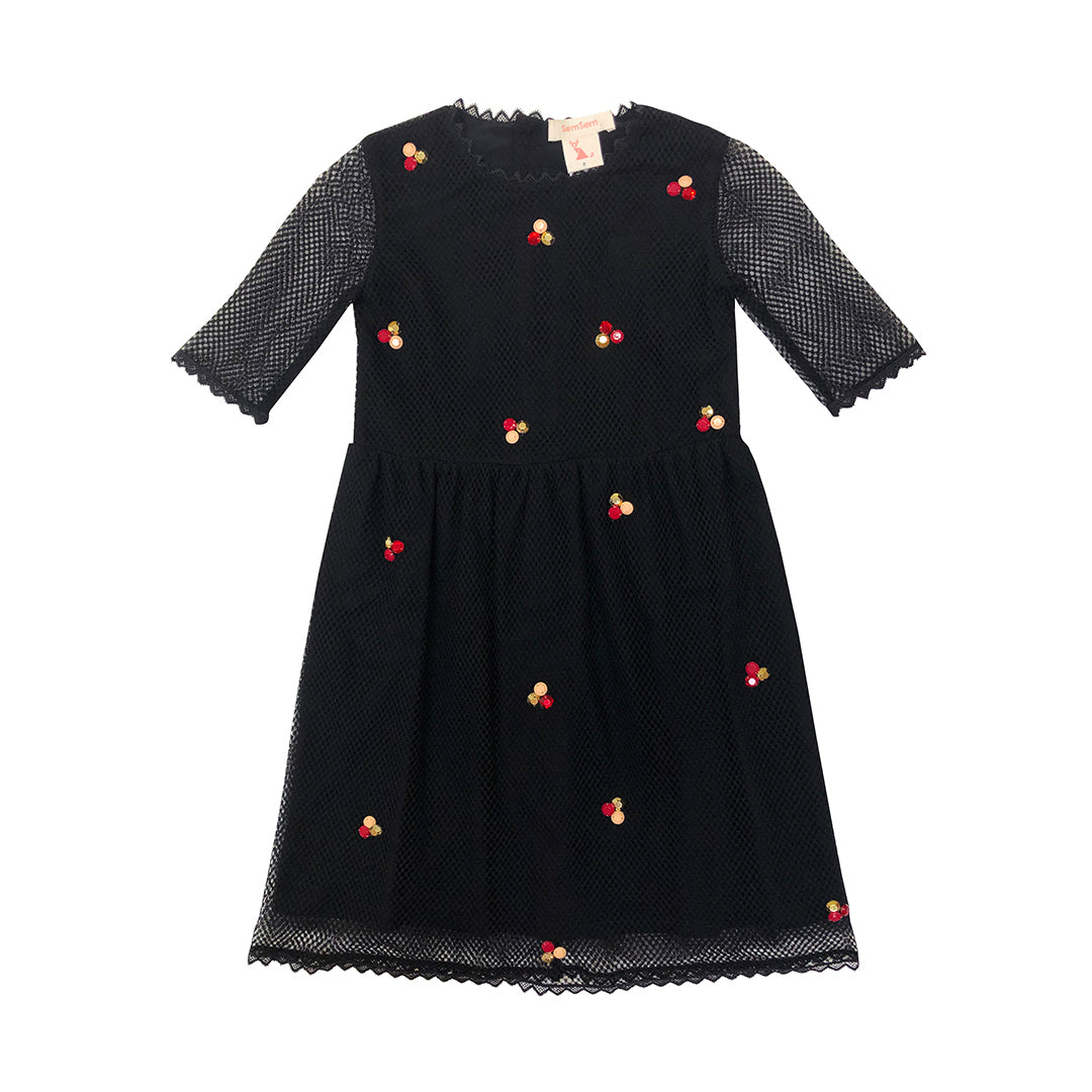 Girls Hend Dress - Black