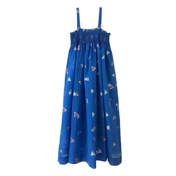 Girls Jamila Long Dress - Palace Blue