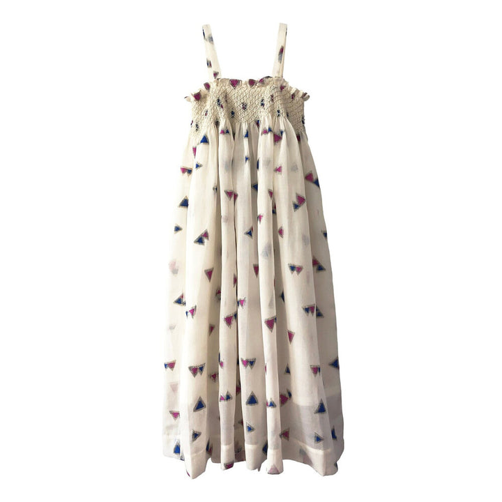 Girls Jamila Long Dress - Egret
