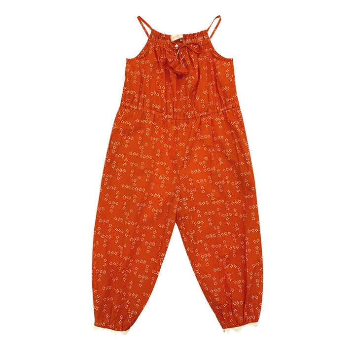 Girls Lara Jumpsuit - Orange