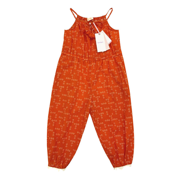 Girls Lara Jumpsuit - Orange