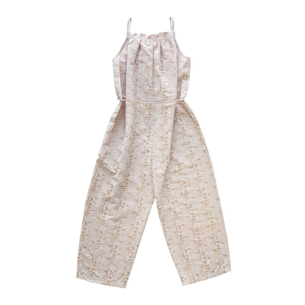 Girls Lotus Jumpsuit - Blush