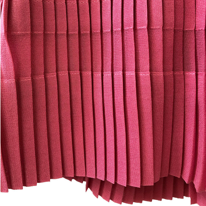 Girls Maryam Pleated Top - Azelia Pink