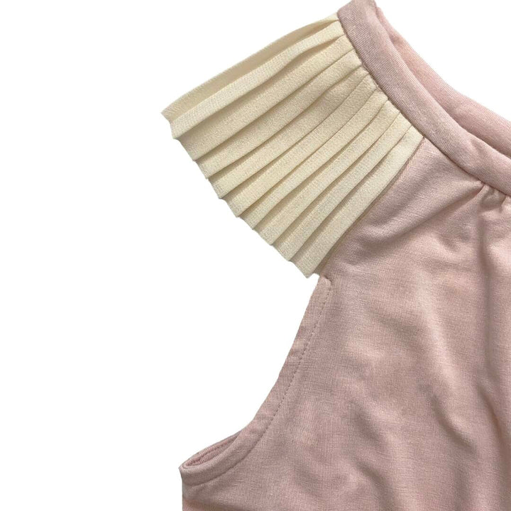 Girls Maryam Jersey Top - Pale Blush