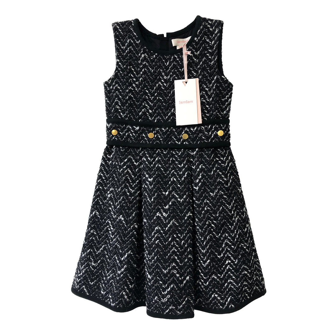 Girls Sameera Dress - Black